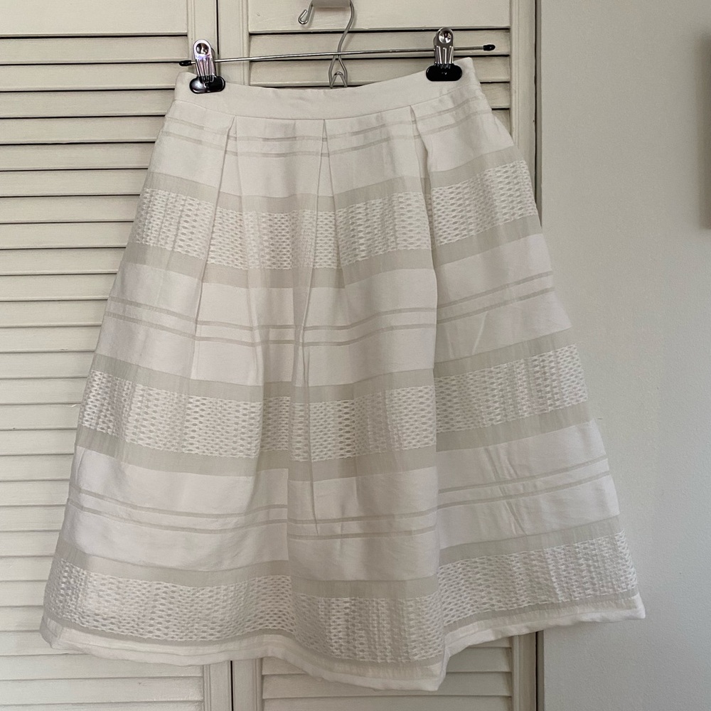 Forever 21 Midi A-Line Pleated Skirt